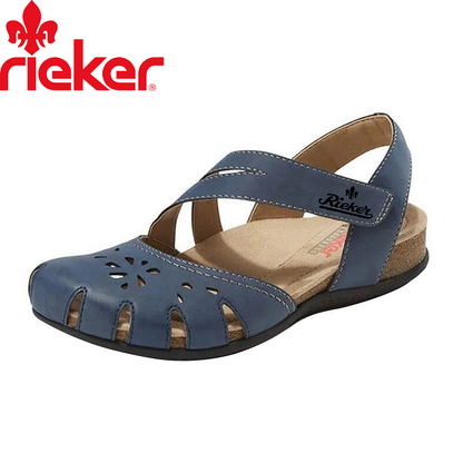 NEW RIEKER® WOMEN’S CALF LEATHER SANDALS